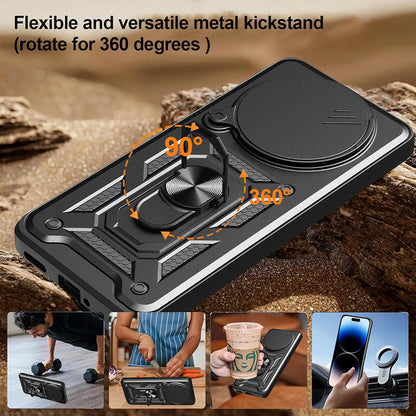 Etui na Honor X9c Smart, Techsuit, CamShield, czarne