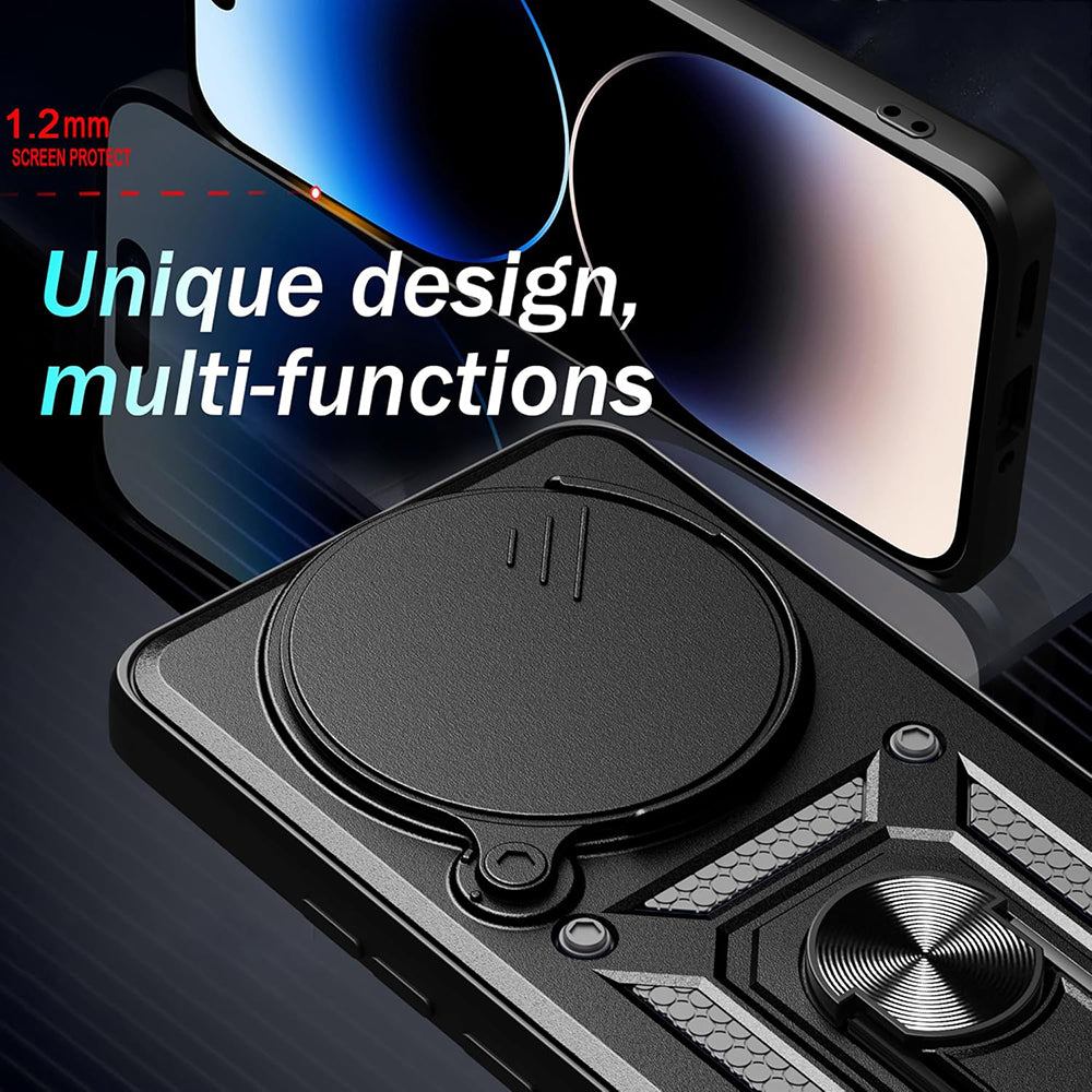 Etui na Honor X9c Smart, Techsuit, CamShield, czarne