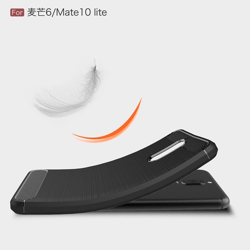 Etui do Huawei Mate 10 Lite, Techsuit, Carbon, Czarny