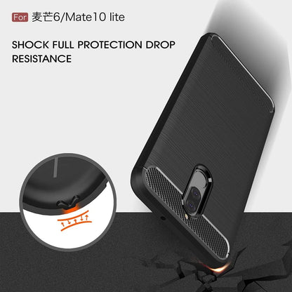 Etui do Huawei Mate 10 Lite, Techsuit, Carbon, Czarny