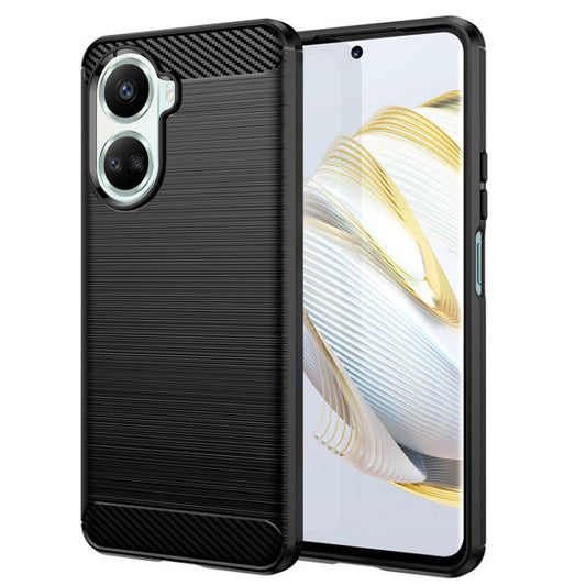 Etui na Huawei nova 10 SE, Techsuit, Carbon, Czarny
