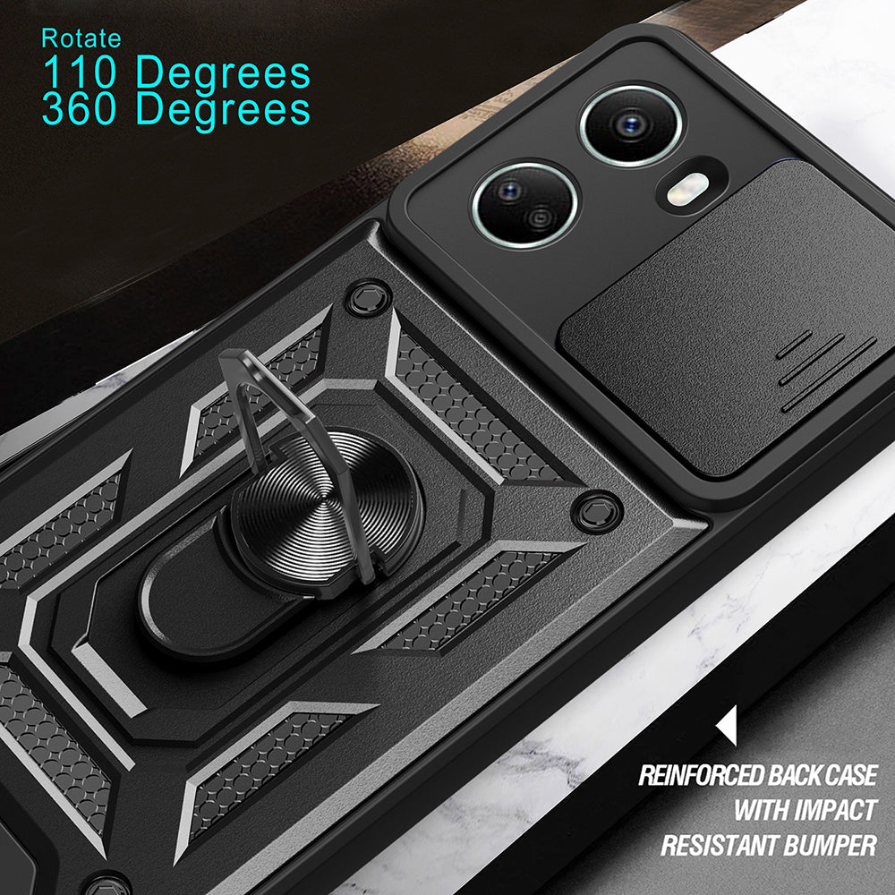 Case for Huawei nova 11 SE / nova 12 SE, Techsuit, CamShield, Green