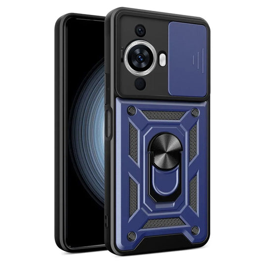 Etui na Huawei nova 12s / nova 11, Techsuit, CamShield, Niebieskie
