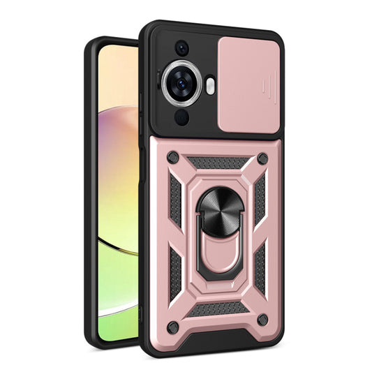 Etui na Huawei nova 12s / nova 11, Techsuit, CamShield, Różowe