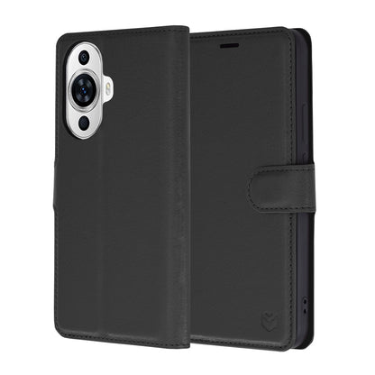 Etui na Huawei nova 12s / nova 11, Techsuit, Leather Folio, czarne