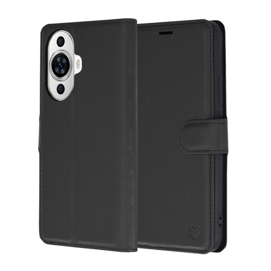 Etui na Huawei nova 12s / nova 11, Techsuit, Leather Folio, czarne