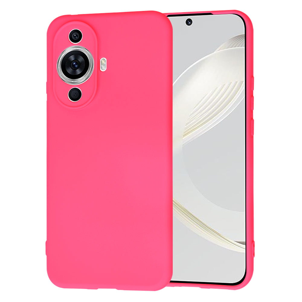 Etui na Huawei nova 12s / nova 11, Techsuit, SoftFlex, Ciemnoróżowy