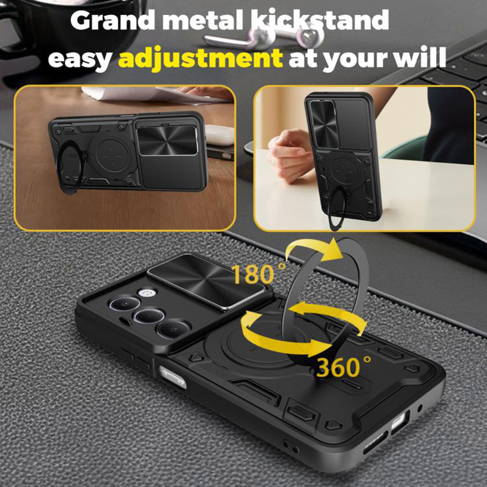 Etui na Huawei nova 14 Pro, Techsuit, CamGuard Pro, Czarne