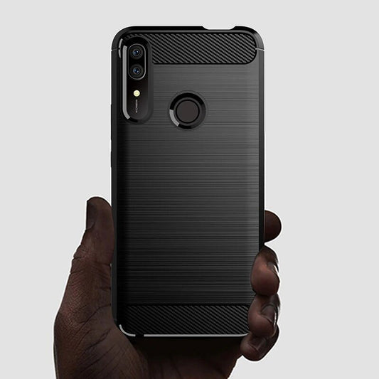 Etui na Huawei P Smart Z, Techsuit, Carbon, Czarny
