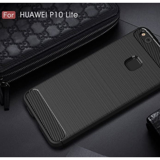 Etui na Huawei P10 Lite, Techsuit, Carbon, Czarny