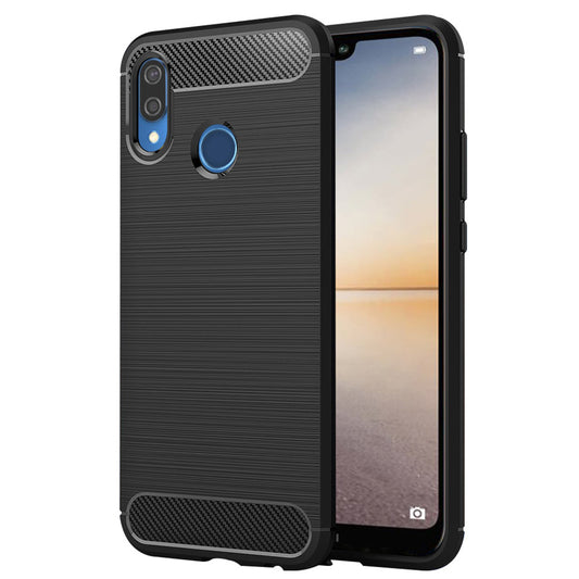Etui na Huawei P20 Lite, Techsuit, Carbon, Czarny