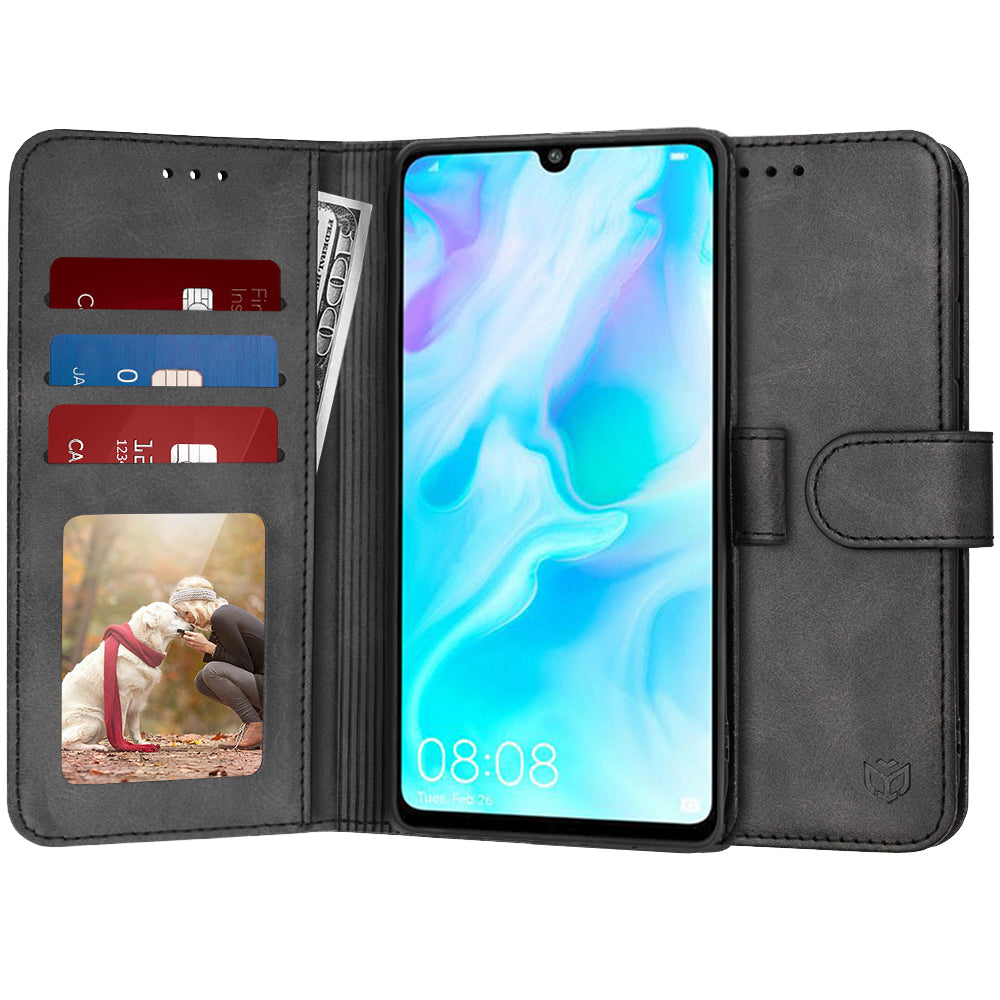 Etui do Huawei P30 lite New Edition / P30 lite, Techsuit, Diary Book, czarne