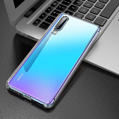 Etui na Huawei P30, Techsuit, Shockproof Clear, Przezroczyste