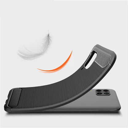 Etui do Huawei P40 lite 4G, Techsuit, Carbon, Czarny