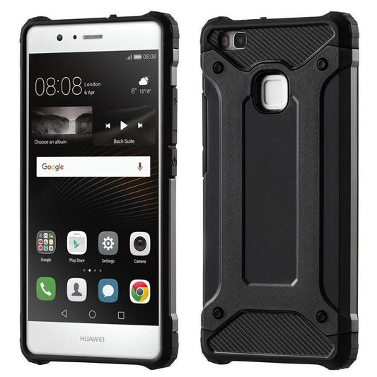 Etui na Huawei P9 lite (2016), Techsuit, Hybrid Armor, czarne