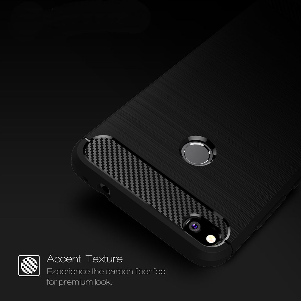Etui do Huawei P9 Lite (2017) / P8 Lite (2017), Techsuit, Carbon, Czarny
