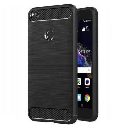 Etui do Huawei P9 Lite (2017) / P8 Lite (2017), Techsuit, Carbon, Czarny