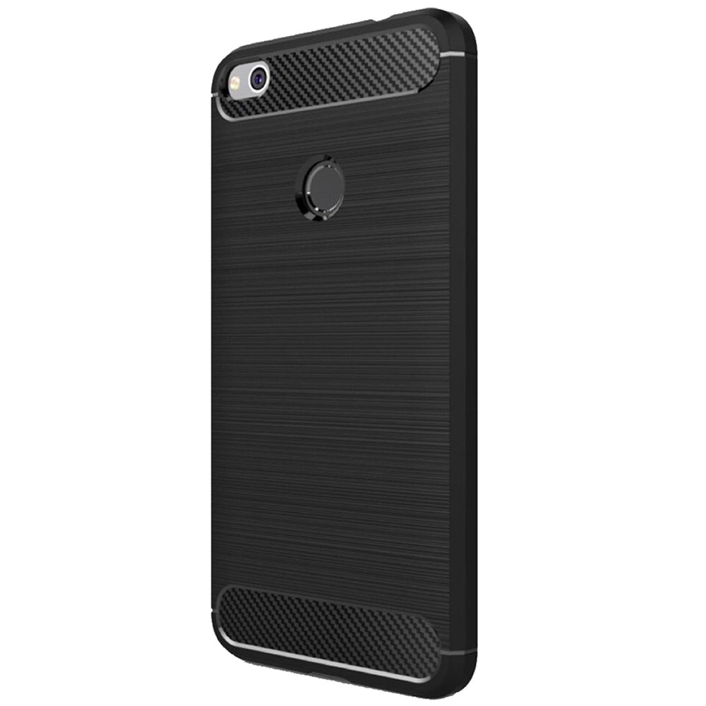Etui do Huawei P9 Lite (2017) / P8 Lite (2017), Techsuit, Carbon, Czarny