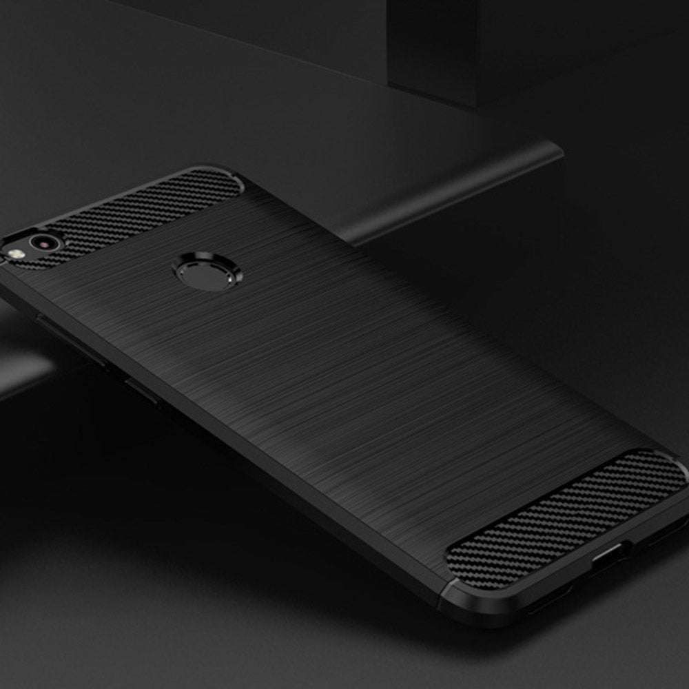 Etui do Huawei P9 Lite (2017) / P8 Lite (2017), Techsuit, Carbon, Czarny