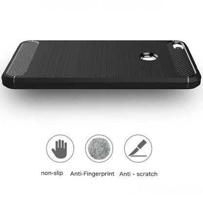 Etui do Huawei P9 Lite (2017) / P8 Lite (2017), Techsuit, Carbon, Czarny