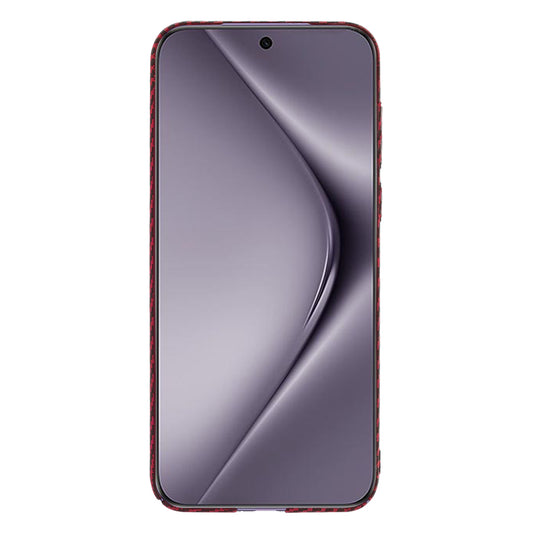 Etui do Huawei Pura 70 Pro, Techsuit, Carbonite FiberShell, Czerwony