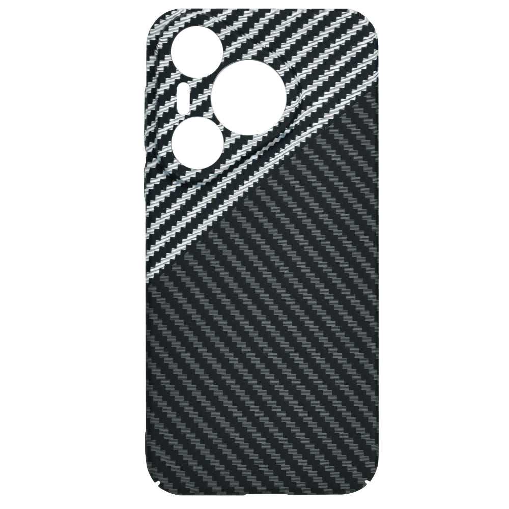 Case for Huawei Pura 70, Techsuit, Carbonite FiberShell, Black Gray