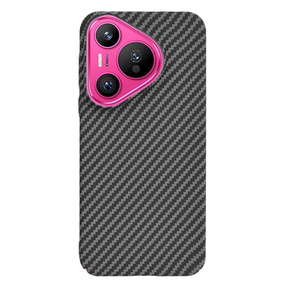Etui do Huawei Pura 70, Techsuit, Carbonite FiberShell, czarne