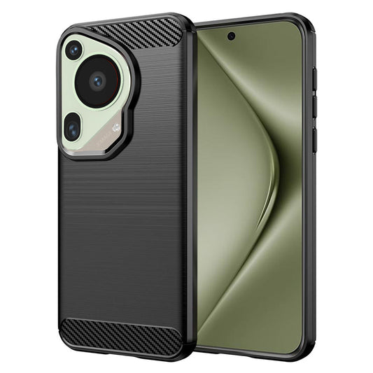 Etui do Huawei Pura 70 Ultra, Techsuit, Carbon, Czarny