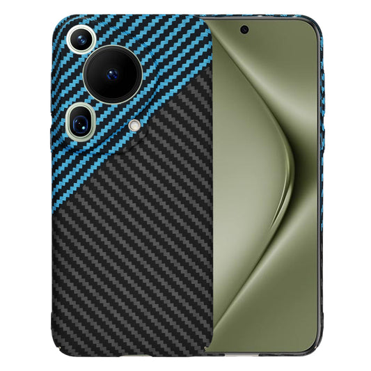 Etui do Huawei Pura 70 Ultra, Techsuit, Carbonite FiberShell, Czarna Bleu