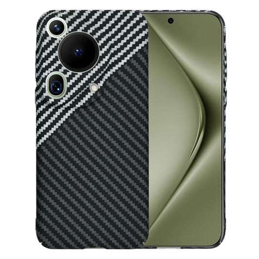 Etui do Huawei Pura 70 Ultra, Techsuit, Carbonite FiberShell, Czarny Szary