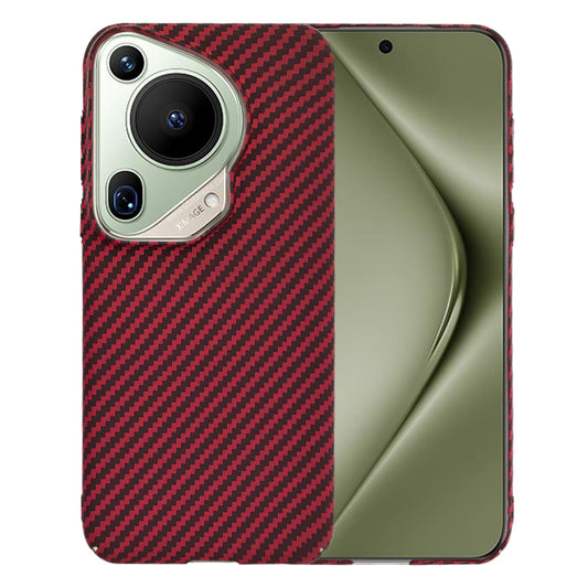 Etui do Huawei Pura 70 Ultra, Techsuit, Carbonite FiberShell, Czerwone
