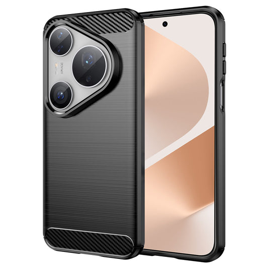 Etui do Huawei Pura 80 Pro / Pura 80 Ultra, Techsuit, Carbon, Czarny