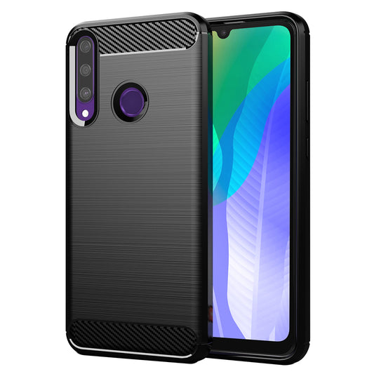 Etui na Huawei Y6p, Techsuit, Carbon, Czarny