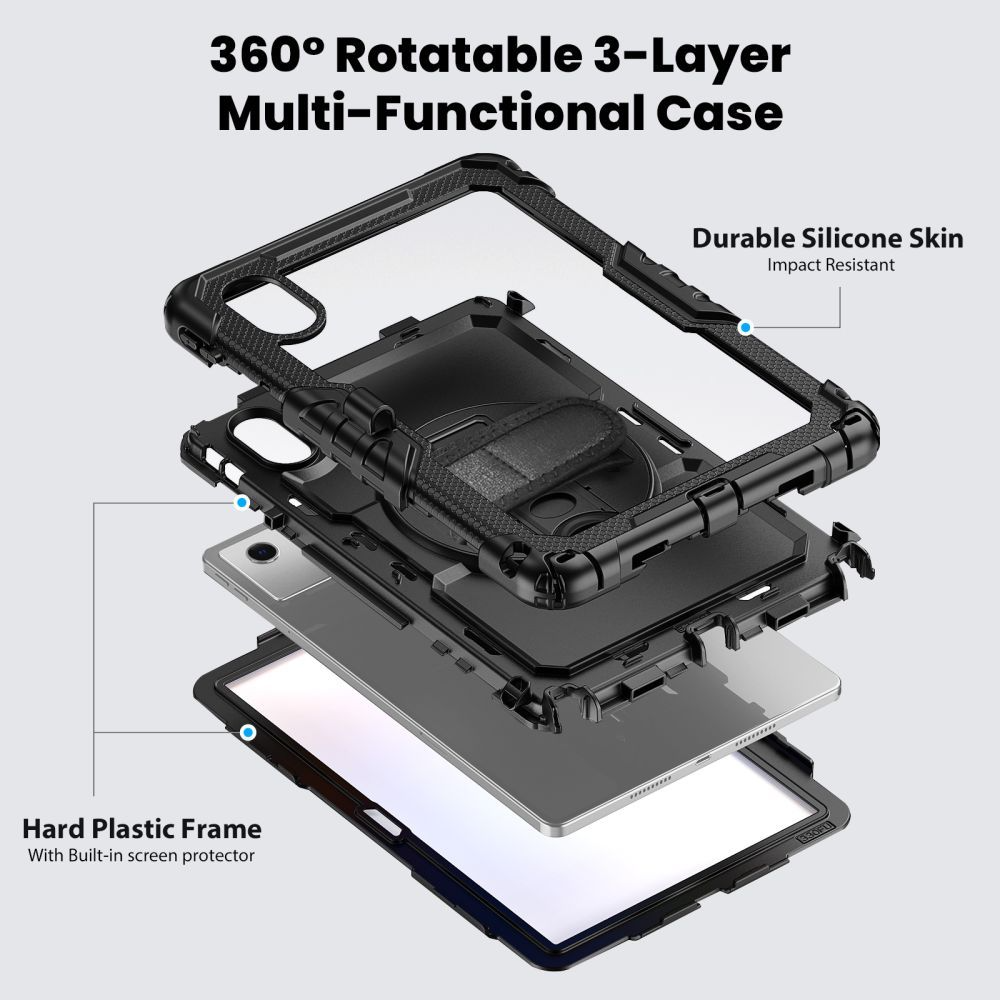 Etui na Lenovo Idea Tab 11, Tech-Protect, Solid, Czarna