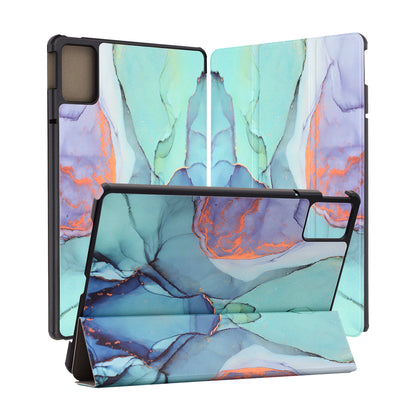 Etui na Lenovo Idea Tab 11, Techsuit, FoldPro Green Time, wielokolorowe