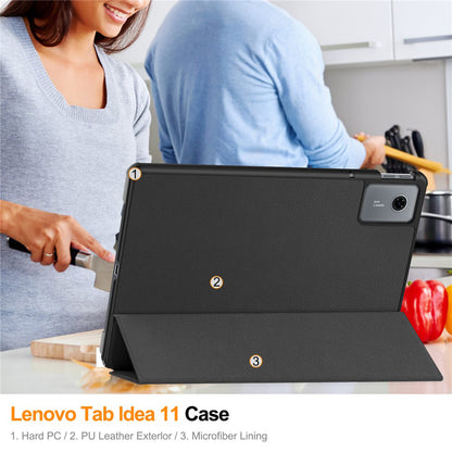 Etui na Lenovo Idea Tab 11, Techsuit, FoldPro, czarne