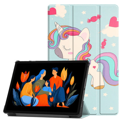 Etui na Lenovo Idea Tab Plus, Techsuit, FoldPro Unicorn, Wielokolorowe