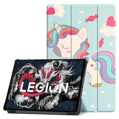 Etui na Lenovo Legion Y700 (2025), Techsuit, FoldPro Unicorn, Wielokolorowy