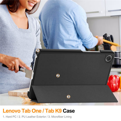 Etui na Lenovo Tab K9, Techsuit, FoldPro, czarne