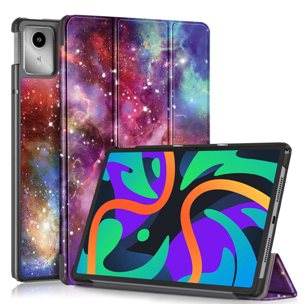 Case for Lenovo Tab M11, Techsuit, FoldPro Galaxy, Multicolor