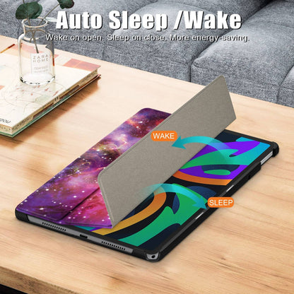 Case for Lenovo Tab M11, Techsuit, FoldPro Galaxy, Multicolor