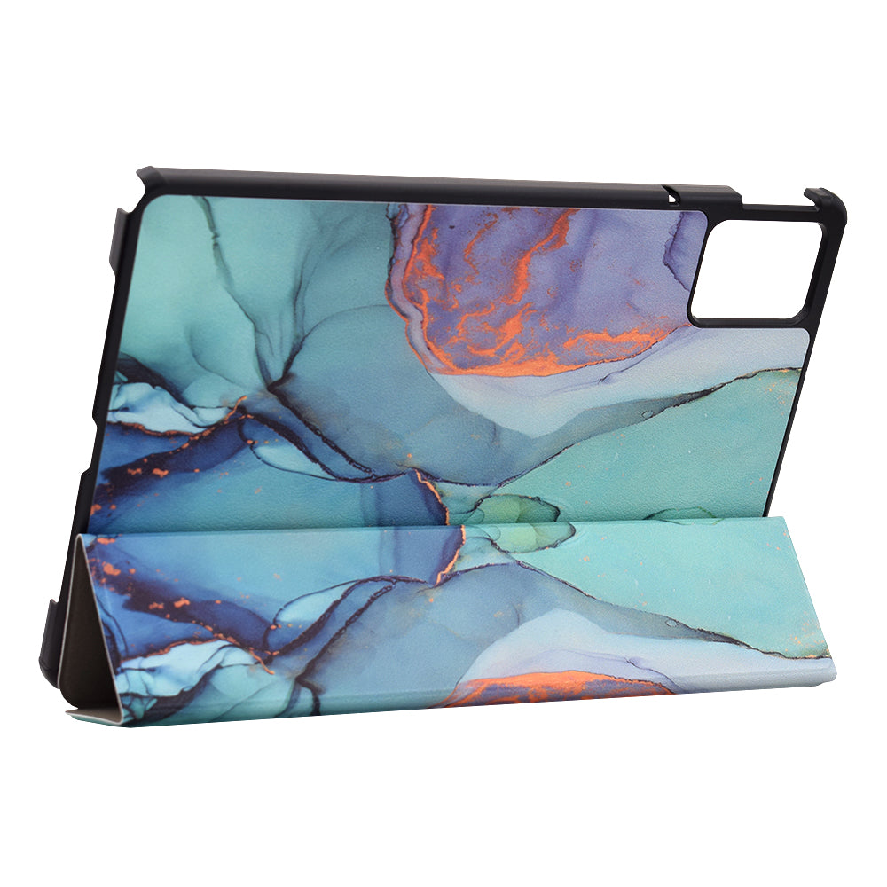 Case for Lenovo Tab M11, Techsuit, FoldPro Green Time, Multicolor