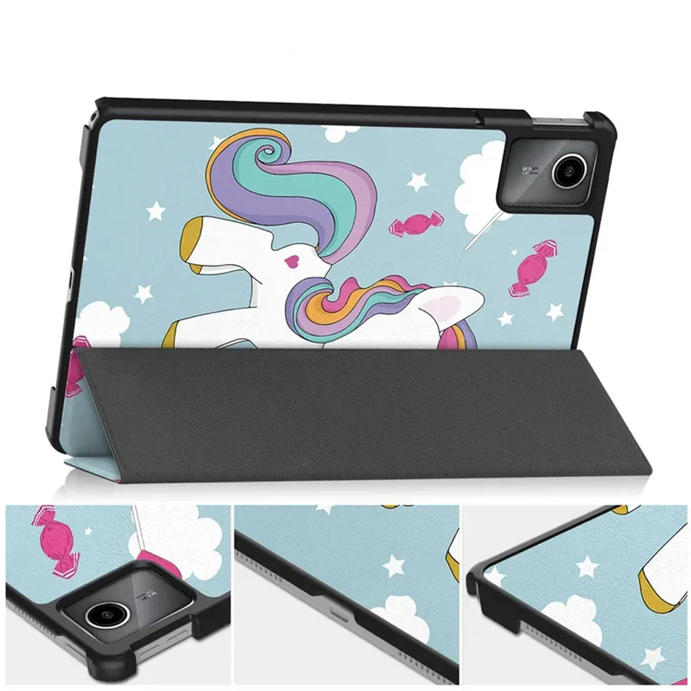 Etui na Lenovo Tab M11, Techsuit, FoldPro Unicorn, Wielokolorowe