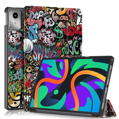 Case for Lenovo Tab M11, Techsuit, FoldPro Urban Vibe, Multicolor
