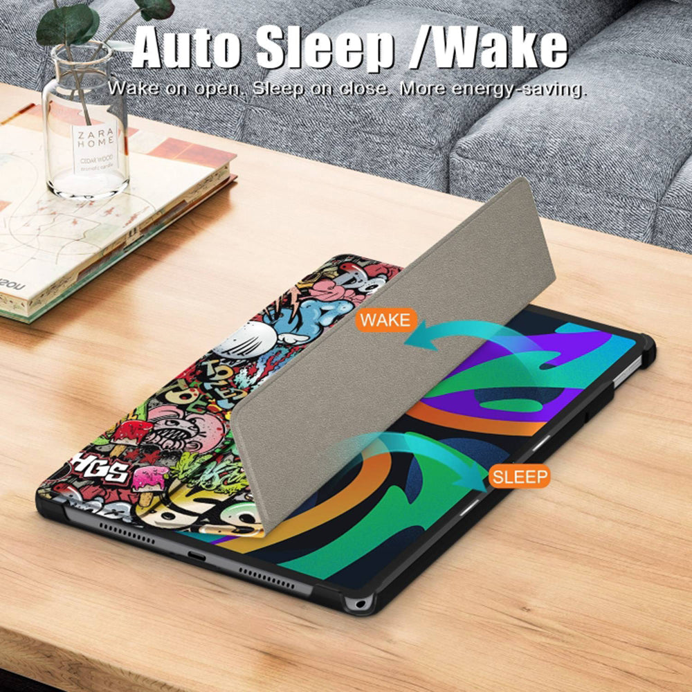 Case for Lenovo Tab M11, Techsuit, FoldPro Urban Vibe, Multicolor