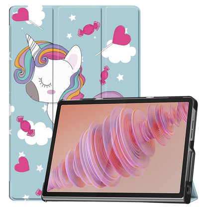 Etui na Lenovo Tab Plus 11,5 cala, Techsuit, FoldPro Unicorn, wielokolorowe