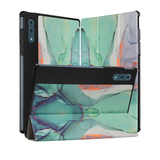 Etui do Lenovo Yoga Tab Plus, Techsuit, FoldPro Green Time, wielokolorowe