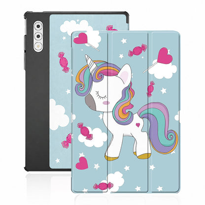 Etui na Lenovo Yoga Tab Plus, Techsuit, FoldPro Unicorn, wielokolorowe