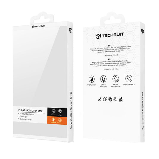 Etui na Motorola Edge 60 Pro, Techsuit, Carbon Shield Pro, Białe