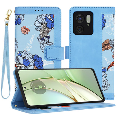 Case for Motorola Edge (2023) / Edge 40, Techsuit, FlipCraft, Blue